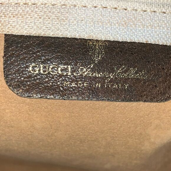 💎Authentic💎 GUCCI Sherry Line GG Logo Clutch Bag - Picture 12 of 14